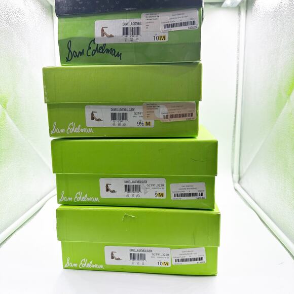 Sam Edelman Daniella Block Heel in Oatmeal Suede G2191L3250 US 9.5 M NEW - Picture 5 of 5